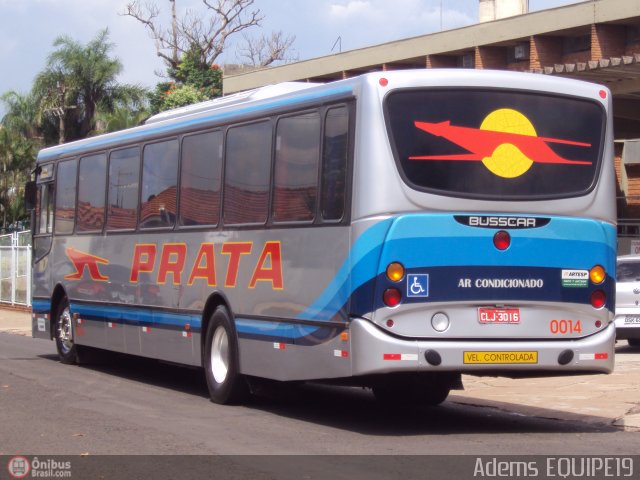 Expresso de Prata 0014 na cidade de Bauru, São Paulo, Brasil, por Adems  Equipe 19. Número da foto: #343927.