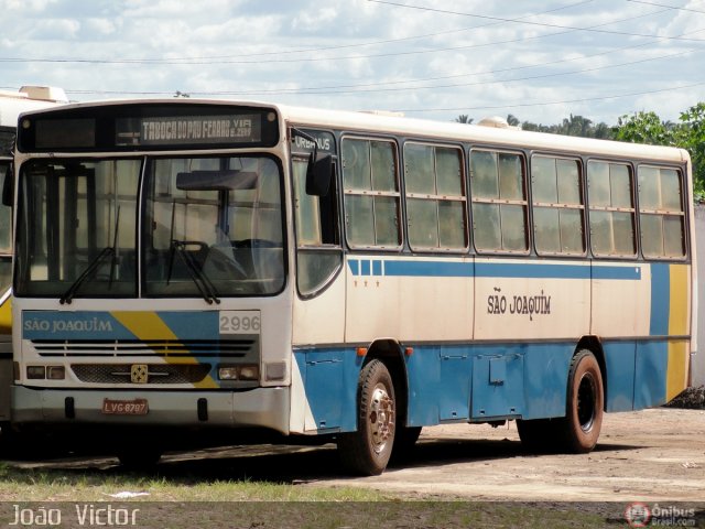 Viação São Joaquim 2996 na cidade de Teresina, Piauí, Brasil, por João Victor. ID da foto: 343552.