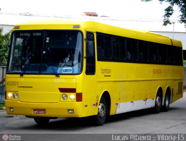 Viação Itapemirim 42001 na cidade de Vitória, Espírito Santo, Brasil, por Lucas  Ribeiro. Número da foto: #344501.