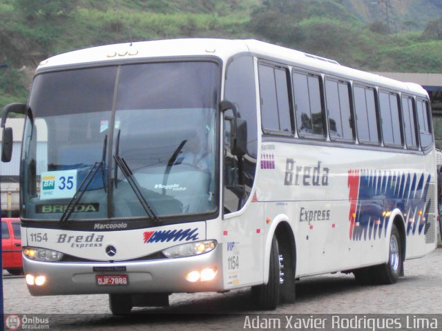 Breda Transportes e Serviços 1154 na cidade de Cubatão, São Paulo, Brasil, por Adam Xavier Rodrigues Lima. Número da foto: #344632.