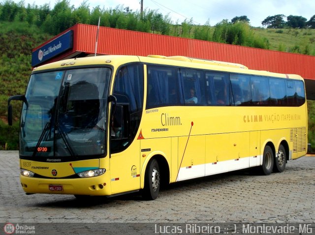 Viação Itapemirim 8839 na cidade de João Monlevade, Minas Gerais, Brasil, por Lucas  Ribeiro. Número da foto: #344499.