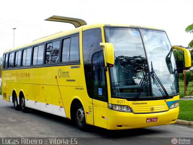 Viação Itapemirim 9011 na cidade de Vitória, Espírito Santo, Brasil, por Lucas  Ribeiro. Número da foto: #344475.