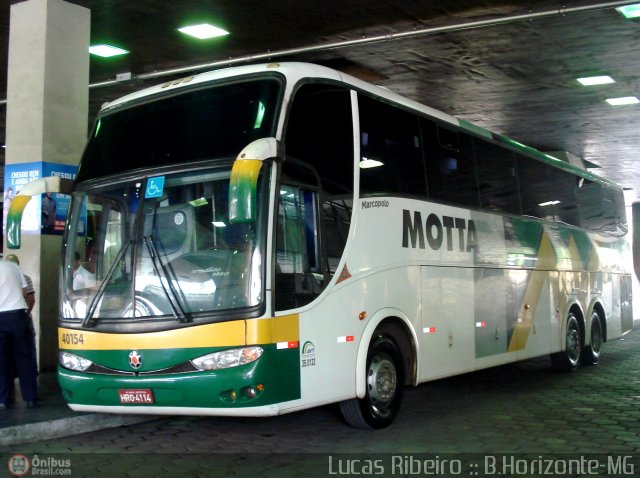 Viação Motta 40154 na cidade de Belo Horizonte, Minas Gerais, Brasil, por Lucas  Ribeiro. Número da foto: #345445.