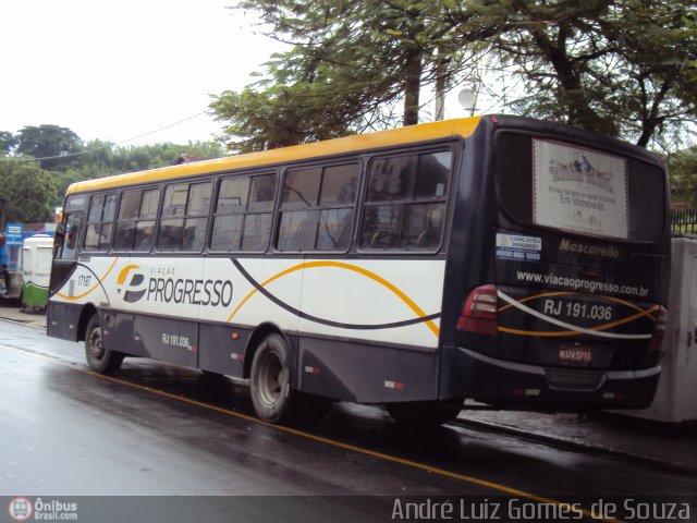 Viação Progresso RJ 191.036 na cidade de Paracambi, Rio de Janeiro, Brasil, por André Luiz Gomes de Souza. Número da foto: #346097.