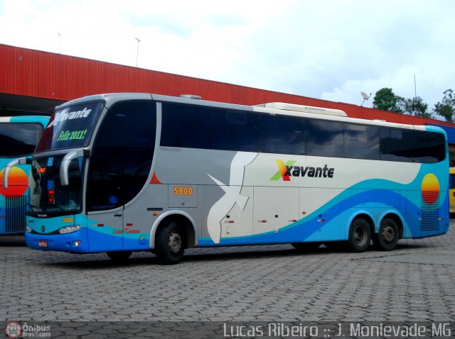 Viação Xavante 5800 na cidade de João Monlevade, Minas Gerais, Brasil, por Lucas  Ribeiro. Número da foto: #345453.