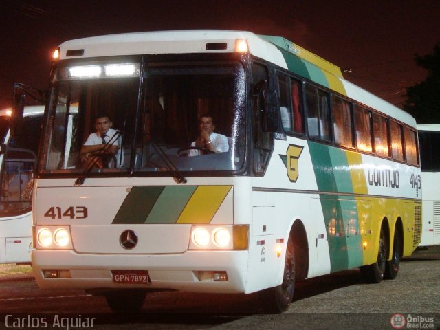 Empresa Gontijo de Transportes 4143 na cidade de Teresina, Piauí, Brasil, por Carlos Aguiar ®. ID da foto: 345264.