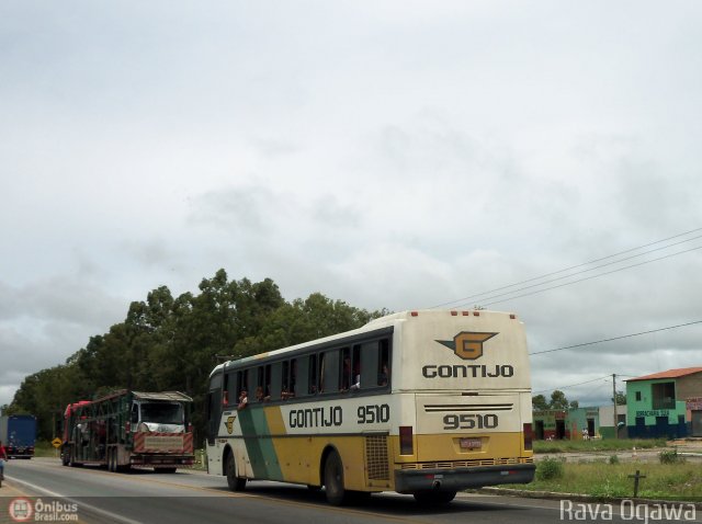 Empresa Gontijo de Transportes 9510 na cidade de Vitória da Conquista, Bahia, Brasil, por Rava Ogawa. ID da foto: 346964.