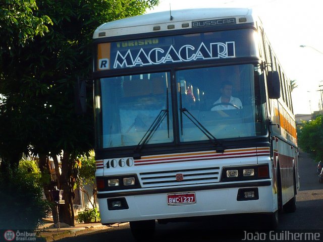 Auto Ônibus Macacari 4060 na cidade de Jaú, São Paulo, Brasil, por João Guilherme Lopes. Número da foto: #346930.