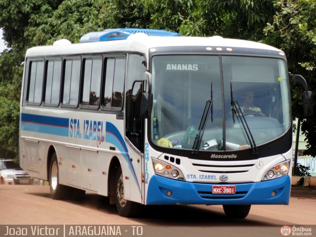 Transportadora Santa Izabel 2410 na cidade de Araguaína, Tocantins, Brasil, por João Victor. ID da foto: 346715.