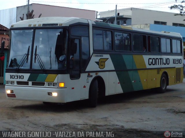 Empresa Gontijo de Transportes 10310 na cidade de Várzea da Palma, Minas Gerais, Brasil, por Wagner Gontijo Várzea da Palma-mg. ID da foto: 346771.