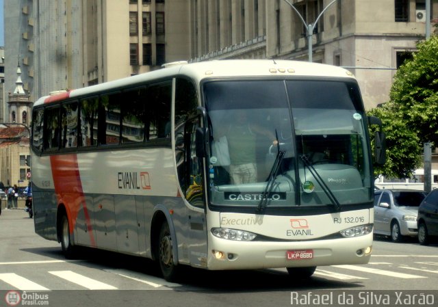 Evanil Transportes e Turismo RJ 132.016 na cidade de Petrópolis, Rio de Janeiro, Brasil, por Rafael da Silva Xarão. Número da foto: #348025.