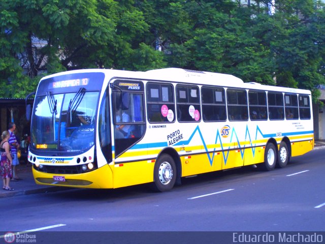 Restinga Transportes Coletivos 2492 na cidade de Porto Alegre, Rio Grande do Sul, Brasil, por Eduardo Machado. ID da foto: 348548.