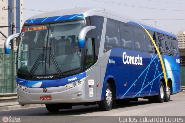 Viação Cometa 10400 na cidade de São Paulo, São Paulo, Brasil, por Carlos Eduardo Lopes. ID da foto: 348685.