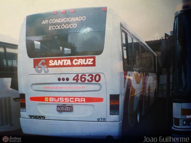 Viação Santa Cruz 4630 na cidade de Mogi Mirim, São Paulo, Brasil, por João Guilherme Lopes. ID da foto: 348901.