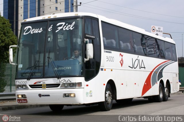Viação Jóia > Expresso Jóia 31000 na cidade de São Paulo, São Paulo, Brasil, por Carlos Eduardo Lopes. Número da foto: #348679.