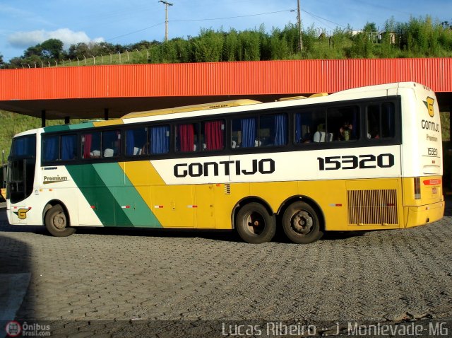 Empresa Gontijo de Transportes 15320 na cidade de João Monlevade, Minas Gerais, Brasil, por Lucas  Ribeiro. Número da foto: #349866.