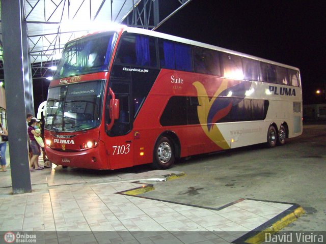 Pluma Conforto e Turismo 7103 na cidade de Sombrio, Santa Catarina, Brasil, por David Vieira. Número da foto: #349863.