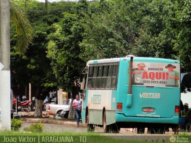 Viação Lontra 97345 na cidade de Araguaína, Tocantins, Brasil, por João Victor. ID da foto: 349964.