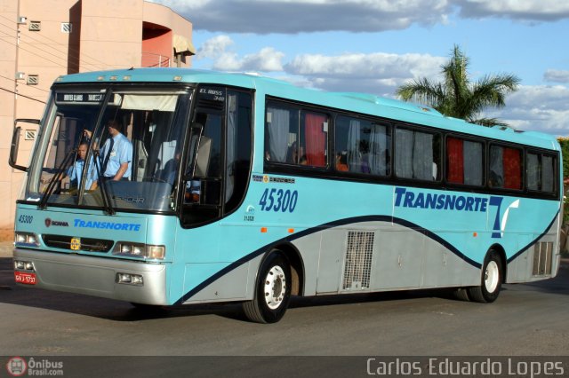 Transnorte - Transporte e Turismo Norte de Minas 45300 na cidade de Montes Claros, Minas Gerais, Brasil, por Carlos Eduardo Lopes. Número da foto: #350891.