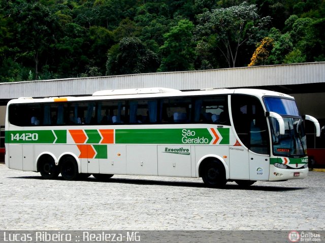 Cia. São Geraldo de Viação 14420 na cidade de Manhuaçu, Minas Gerais, Brasil, por Lucas  Ribeiro. Número da foto: #352201.