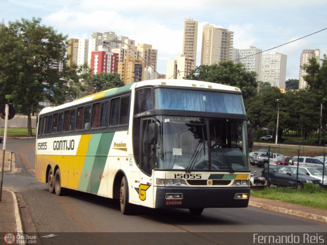 Empresa Gontijo de Transportes 15855 na cidade de Ribeirão Preto, São Paulo, Brasil, por Fernando Reis. Número da foto: #351838.
