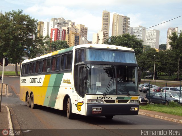 Empresa Gontijo de Transportes 15855 na cidade de Ribeirão Preto, São Paulo, Brasil, por Fernando Reis. ID da foto: 351838.