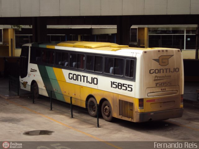Empresa Gontijo de Transportes 15855 na cidade de Ribeirão Preto, São Paulo, Brasil, por Fernando Reis. Número da foto: #351834.