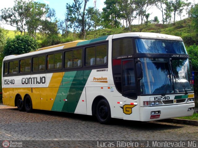 Empresa Gontijo de Transportes 15240 na cidade de João Monlevade, Minas Gerais, Brasil, por Lucas  Ribeiro. Número da foto: #334496.