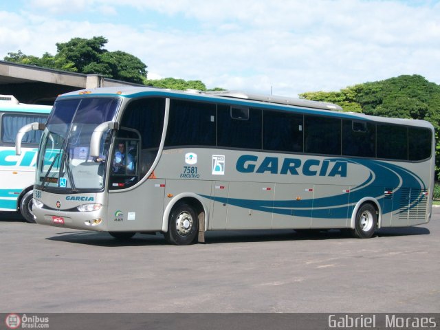 Viação Garcia 7581 na cidade de Loanda, Paraná, Brasil, por Gabriel  Moraes. Número da foto: #353384.
