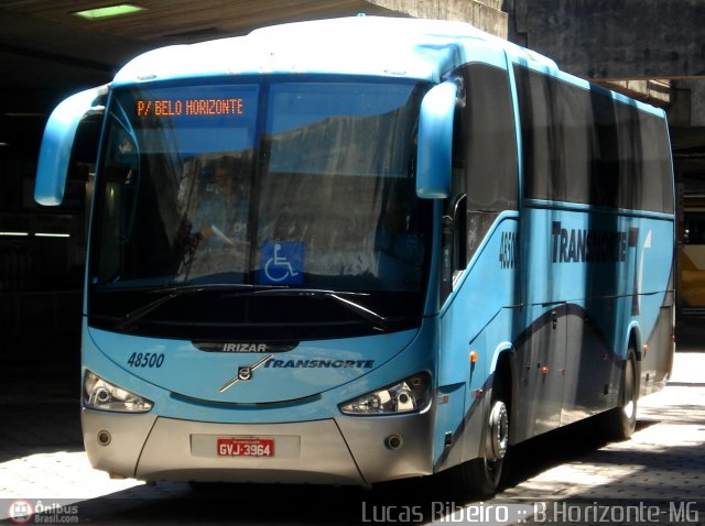 Transnorte - Transporte e Turismo Norte de Minas 48500 na cidade de Belo Horizonte, Minas Gerais, Brasil, por Lucas  Ribeiro. ID da foto: 352973.