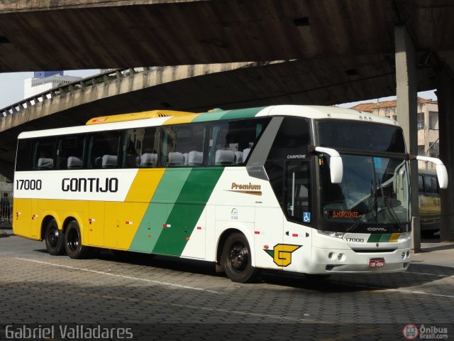 Empresa Gontijo de Transportes 17000 na cidade de Belo Horizonte, Minas Gerais, Brasil, por Gabriel Valladares. ID da foto: 358142.