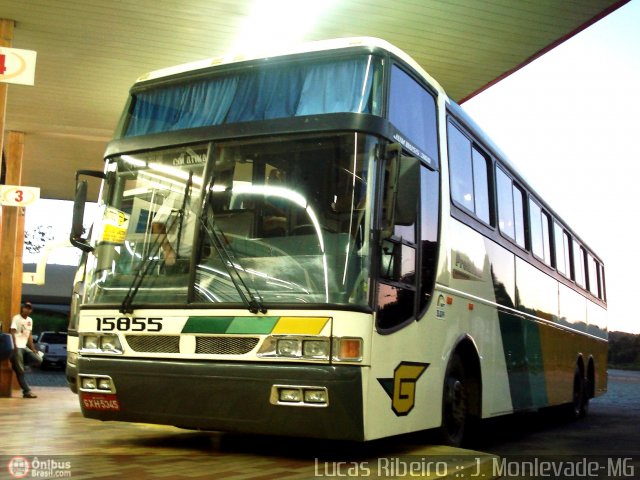 Empresa Gontijo de Transportes 15855 na cidade de João Monlevade, Minas Gerais, Brasil, por Lucas  Ribeiro. Número da foto: #358396.