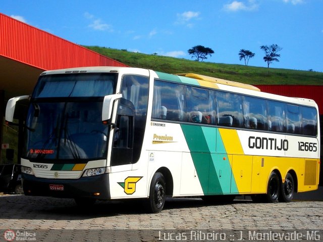 Empresa Gontijo de Transportes 12665 na cidade de João Monlevade, Minas Gerais, Brasil, por Lucas  Ribeiro. Número da foto: #359491.
