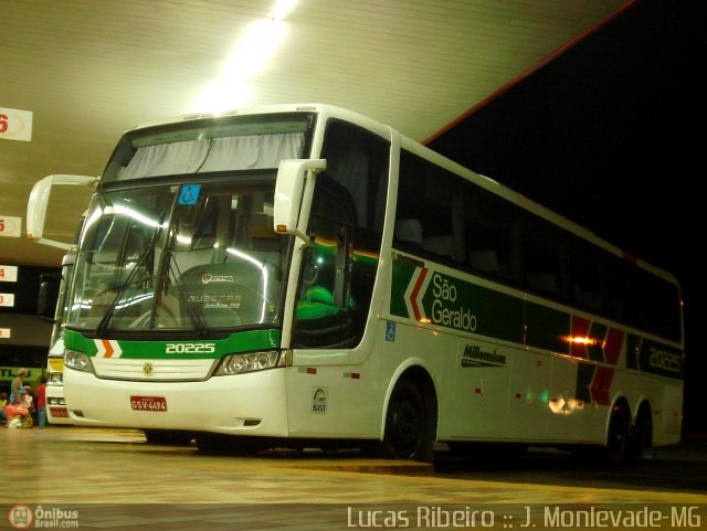 Cia. São Geraldo de Viação 20225 na cidade de João Monlevade, Minas Gerais, Brasil, por Lucas  Ribeiro. Número da foto: #360042.