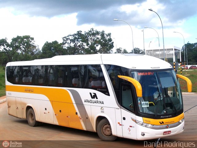 Viação Araguarina 11005 na cidade de Brasília, Distrito Federal, Brasil, por Daniel Rodrigues. Número da foto: #360073.