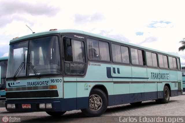 Transnorte - Transporte e Turismo Norte de Minas 16100 na cidade de Montes Claros, Minas Gerais, Brasil, por Carlos Eduardo Lopes. Número da foto: #360332.