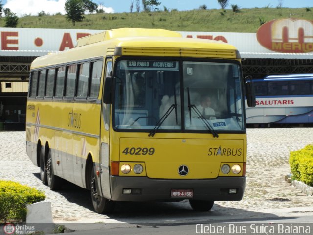Viação Itapemirim 40299 na cidade de Ponto dos Volantes, Minas Gerais, Brasil, por Cleber Bus. Número da foto: #360835.