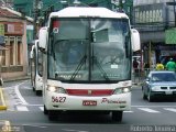 Empresa de Ônibus Pássaro Marron 5627 na cidade de Jacareí, São Paulo, Brasil, por Roberto Teixeira. Número da foto: #360975.