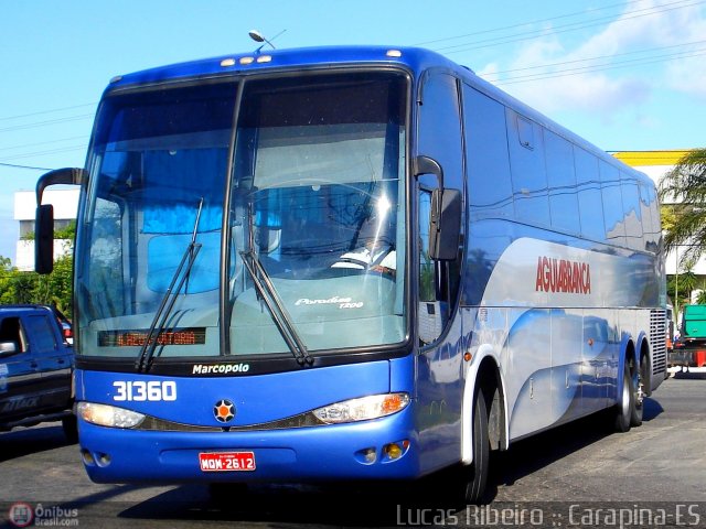 Viação Águia Branca 31360 na cidade de Serra, Espírito Santo, Brasil, por Lucas  Ribeiro. Número da foto: #361918.