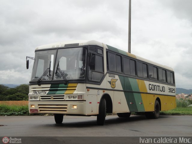 Empresa Gontijo de Transportes 3025 na cidade de Montes Claros, Minas Gerais, Brasil, por Ivan Caldeira Moc. ID da foto: 362838.