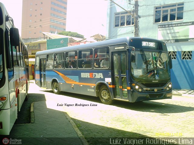 Breda Transportes e Serviços 2119 na cidade de Jacareí, São Paulo, Brasil, por Luiz Vagner Rodrigues Lima. Número da foto: #362917.