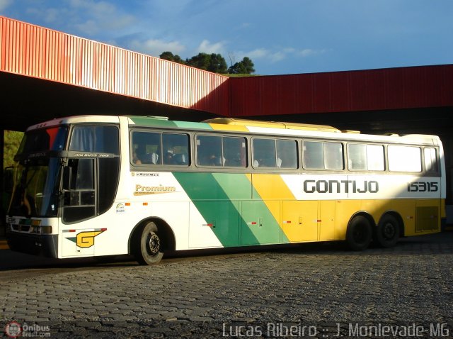 Empresa Gontijo de Transportes 15315 na cidade de João Monlevade, Minas Gerais, Brasil, por Lucas  Ribeiro. ID da foto: 335604.