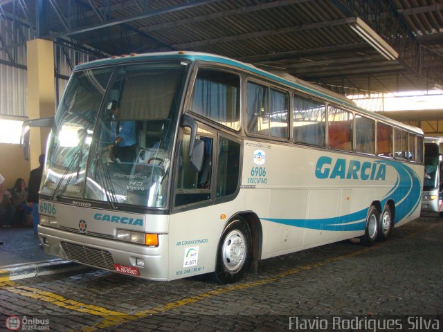 Viação Garcia 6906 na cidade de Campinas, São Paulo, Brasil, por Flavio Rodrigues Silva. Número da foto: #335938.