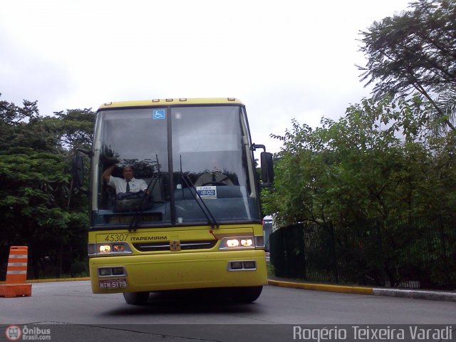 Viação Itapemirim 45307 na cidade de São Paulo, São Paulo, Brasil, por Rogério Teixeira Varadi. Número da foto: #335183.