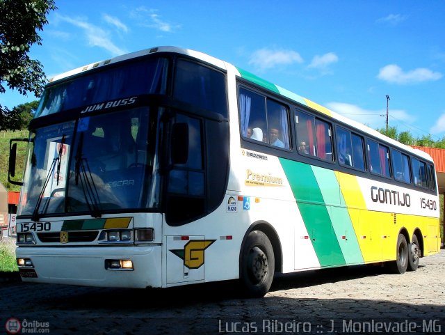 Empresa Gontijo de Transportes 15430 na cidade de João Monlevade, Minas Gerais, Brasil, por Lucas  Ribeiro. ID da foto: 335631.