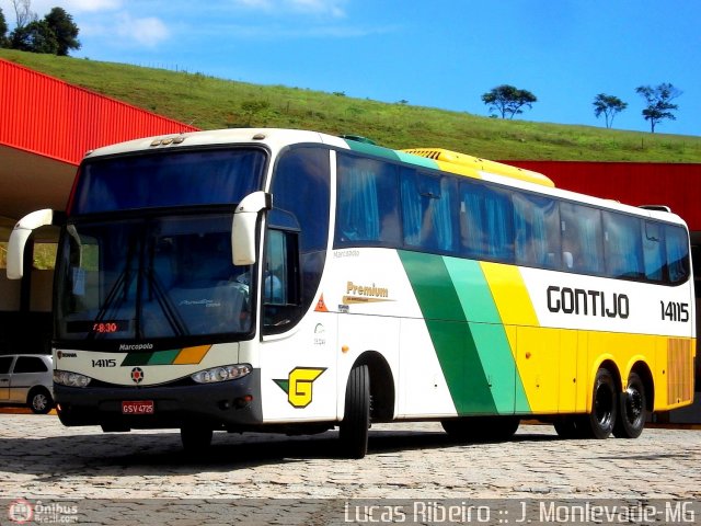 Empresa Gontijo de Transportes 14115 na cidade de João Monlevade, Minas Gerais, Brasil, por Lucas  Ribeiro. Número da foto: #364651.