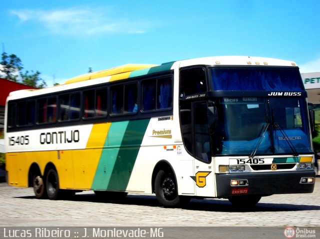 Empresa Gontijo de Transportes 15405 na cidade de João Monlevade, Minas Gerais, Brasil, por Lucas  Ribeiro. ID da foto: 364642.