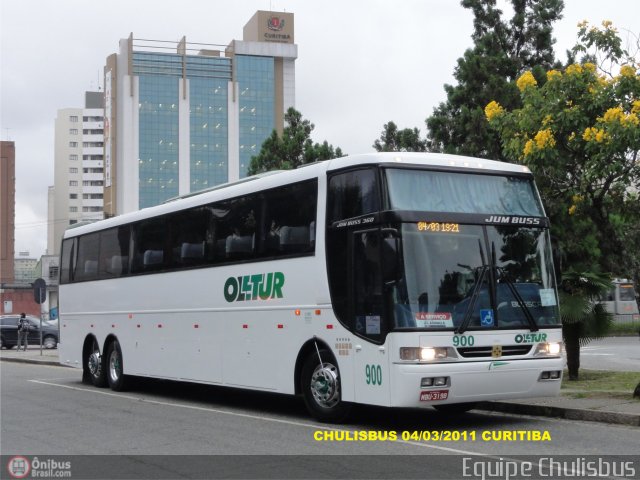 Oletur Transportadora Turística 900 na cidade de Curitiba, Paraná, Brasil, por Paulo Roberto Chulis. Número da foto: #336685.