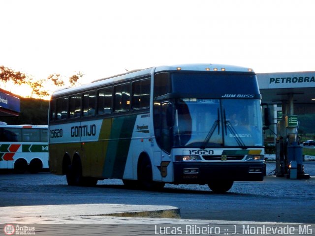 Empresa Gontijo de Transportes 15620 na cidade de João Monlevade, Minas Gerais, Brasil, por Lucas  Ribeiro. Número da foto: #336278.