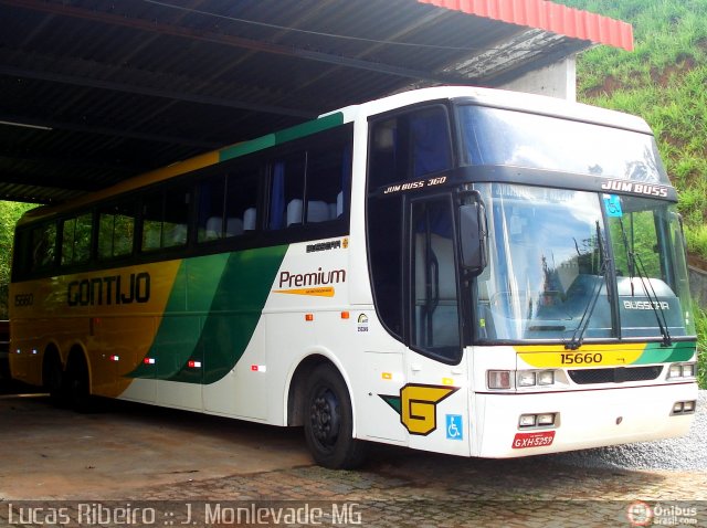 Empresa Gontijo de Transportes 15660 na cidade de João Monlevade, Minas Gerais, Brasil, por Lucas  Ribeiro. Número da foto: #336288.